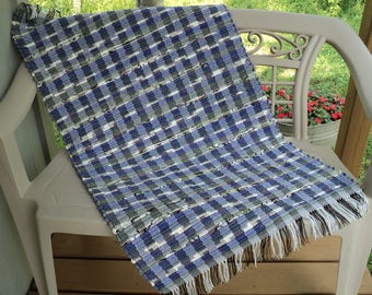 Purple rag rug | Etsy