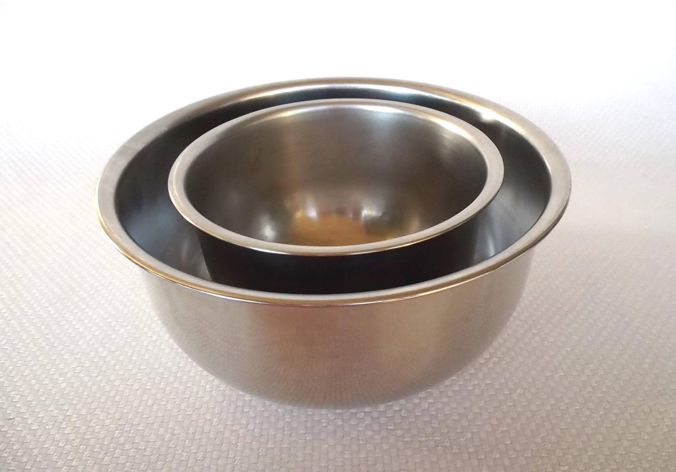 Vintage Vollrath 2 Piece Stainless Steel Mixing Bowl Set 1.5 Quart ... Vintage Vollrath 2 Piece Stainless Steel Mixing Bowl Set 1.5 Quart ...