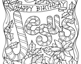 Printable Religious Christmas Coloring Pages 2
