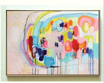 Painting multicolor Acrylic Painting large abstract painting from Jolina Anthony
