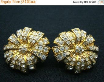 Now On Sale Vintage Monet Rhinestone Earrings Mad Men Mod Hollywood Regency Mid Century Modern Jewelry