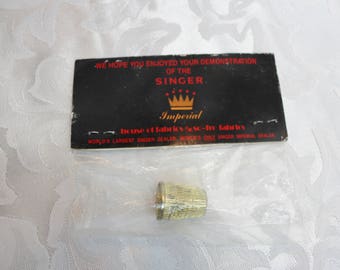 Promotional Singer Thimble - Demonstration Thimble give away From Fabric Store