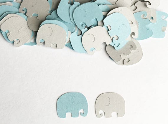 Elephant Confetti, Baby Shower Decorations, Elephant Baby Shower Il_570xn