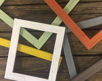 Rustic Picture Frame-Picture Frame- Distressed Frame-Rustic Frame-Wood picture frame-Rustic Decor-Wood Frame
