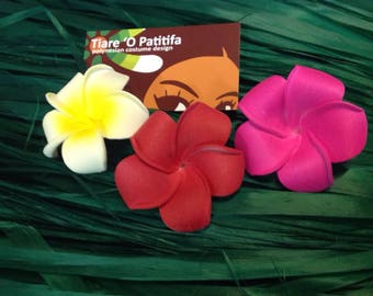 Moana Flowers With Rubber Band Or Hair Clip. Perfect For Children & Adult. Please Choose Your Color. Birthday Party,Beach Weddings, Gifts.