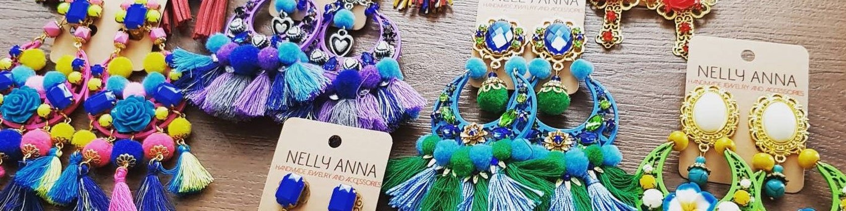 Nelly Anna handmade statement earrings by NellyAnnaAccessories