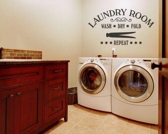 CLEARANCE SALE Laundry Room Decor, Laundry Wall Decals. Laundry Wall Decal, Laundry Room Wall Decor, Laundry Room Sign, Laundry Room, Wall D