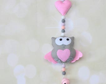 Baby stroller mobile Owl pram mobile Stroller chain pram chain pram toy baby rattle stroller toy Owl mobile stroller decoration car seat toy