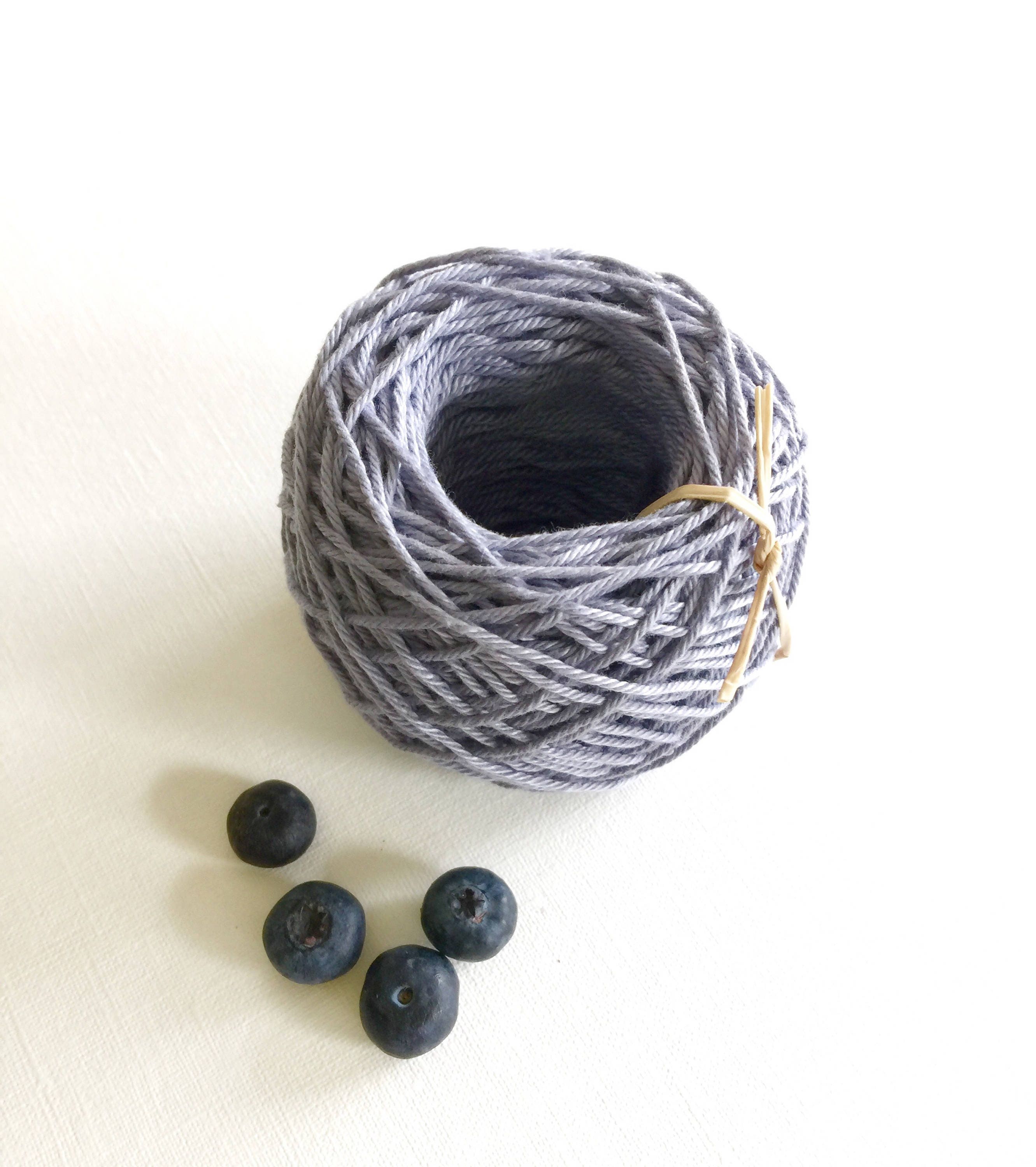 Natural dye cotton yarn Hand dyed natural cotton yarn