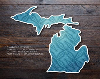 Michigan Mitten Vinyl Decal Sticker A39
