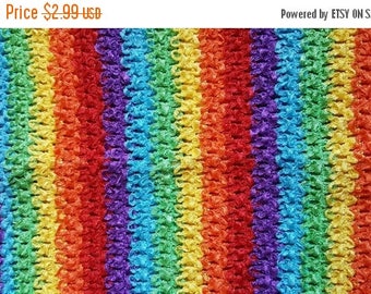 ON SALE RAINBOW tutu top 10" X 9" crochet tutu top - tutu dress supply,tutu top,stretchy tutu dress top ,tutu dress top