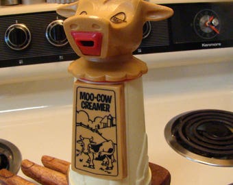 Whirley Industries Moo-Cow creamer, vintage cow creamer, Moo-Cow creamer, vintage creamer, cow home decor
