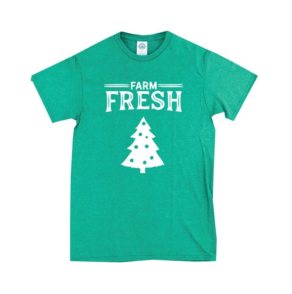 Farm Fresh Christmas Tree TShirt / Christmas Seasonal Gift