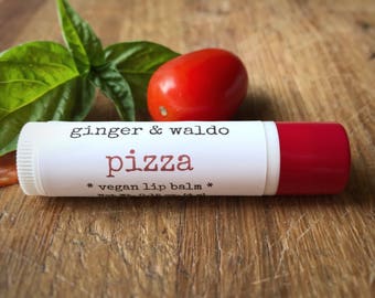 Pizza Lip Balm - Pizza - Lip Balm - Vegan Lip Balm - Beeswax Lip Balm