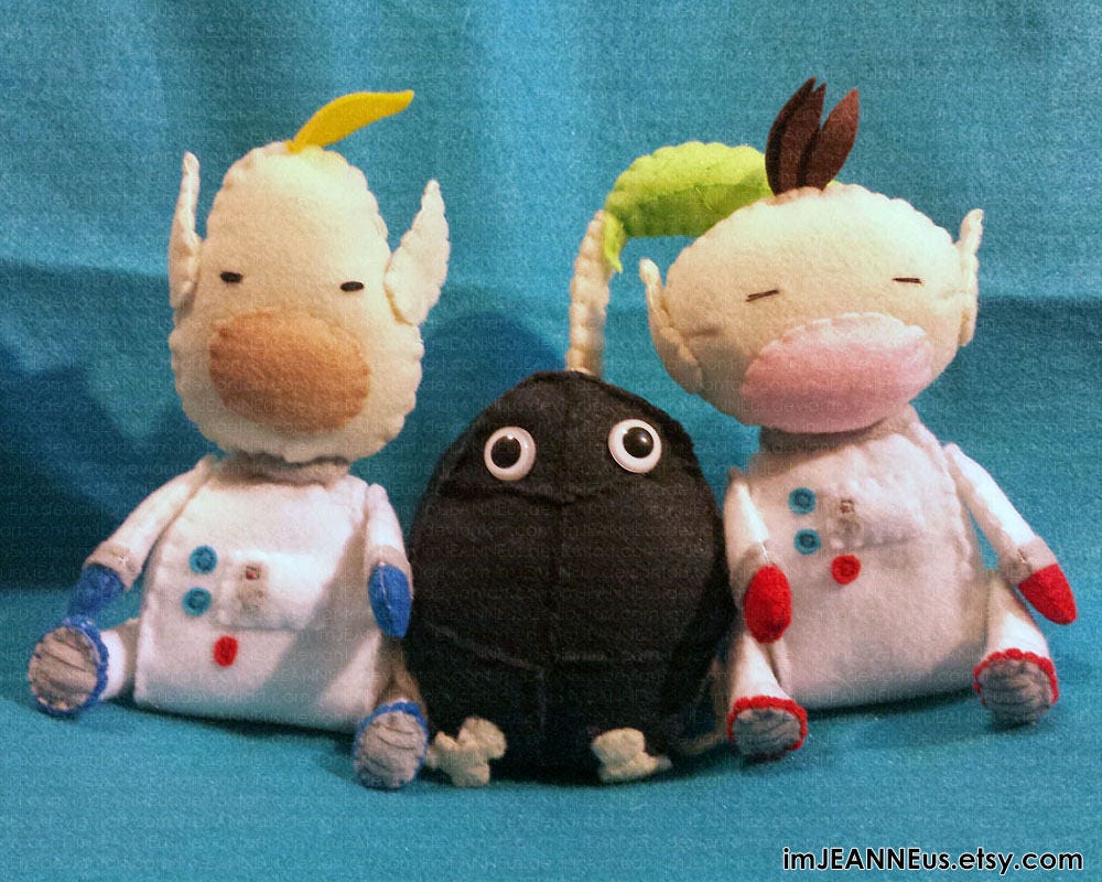 pikmin rock plush