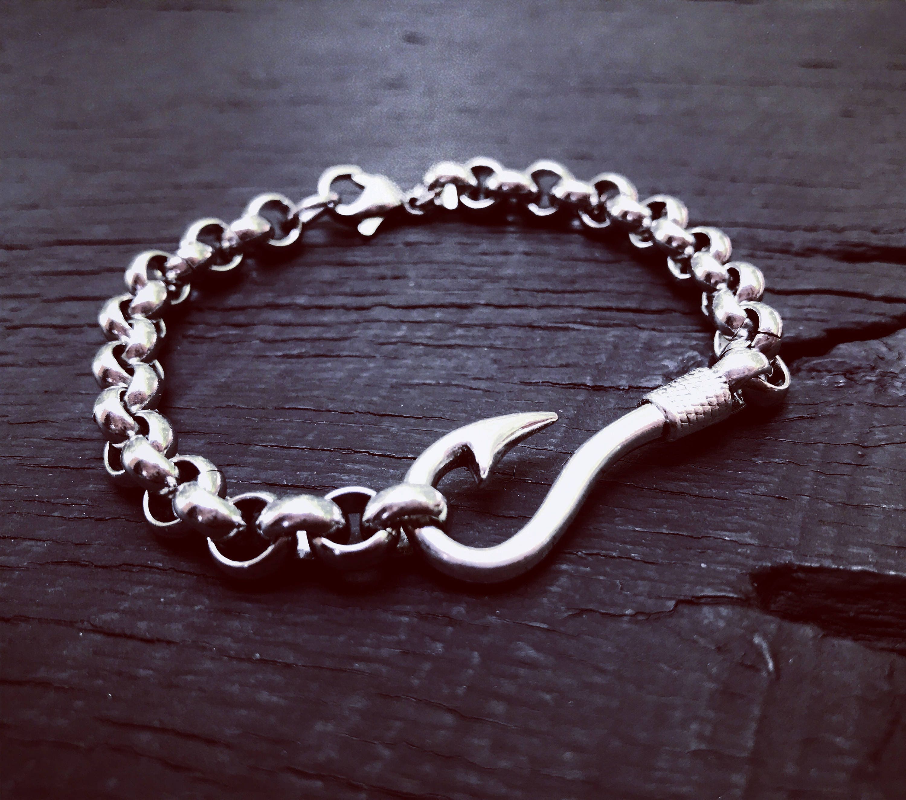 Women's Large Fishing Hook Bracelet Fishing Jewelry