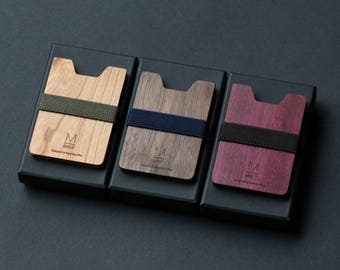 mens wallet summer outdoors summer party personalized wallet name wallet money clip wallet for him minimalist wallet slim wallet wood wallet