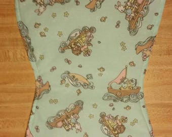 burp cloth Bunnies,  lions, horses, baby animals   Baby burp cloth handmade