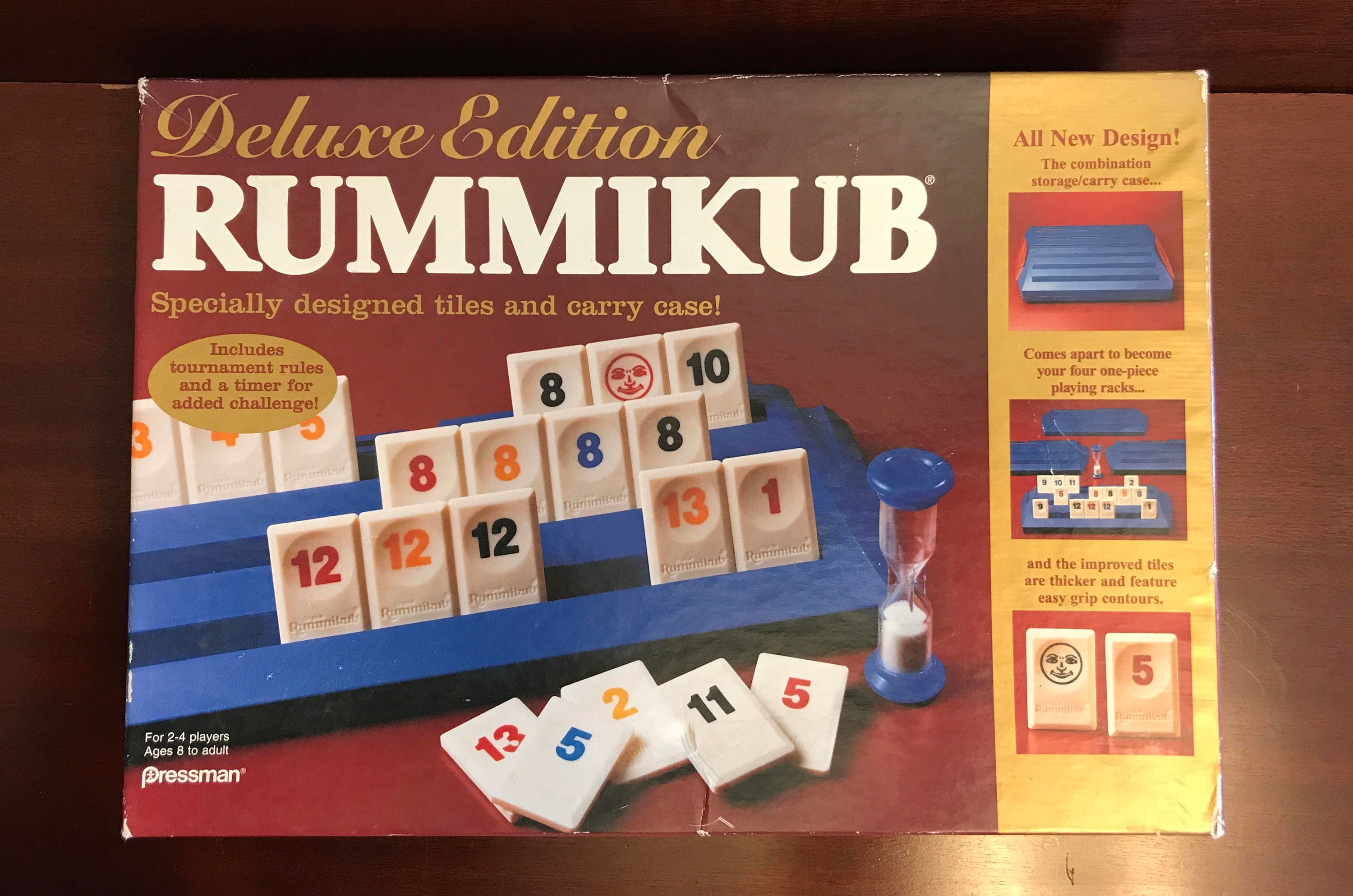 Vintage Rummikub Game, Deluxe Edition Rummikub, 1997 Version With Timer ...