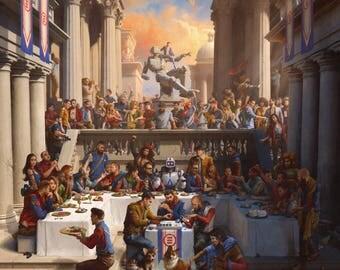 Logic Everybody Poster - Studio Music Album Cover - American Rapper - High Res Print - Gift For Him / Her - Size 12x12" 18x18" 24x24" 32x32"