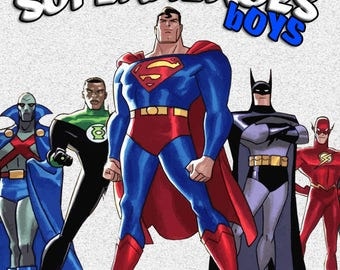 199 Superheroes Boys Clip art -INSTANT DOWNLOAD FOR cards, scrapbooking,digital art, printing, birthdays, party decor,invitation
