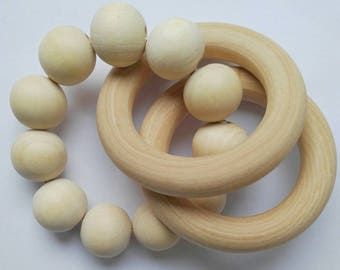 Wooden teether