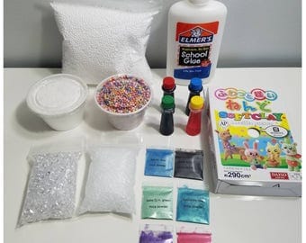 Butter slime, floam, slime making supplies kit , kawaii, craft,
