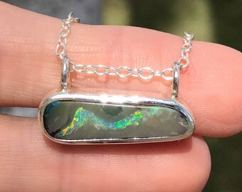 Australian Boulder Opal Necklace