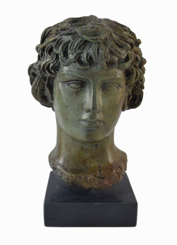 Antinous Antinoos Bronze statue bust