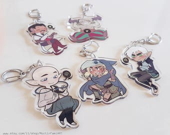 Dragon Age - Transparent Acrylic Keycharms