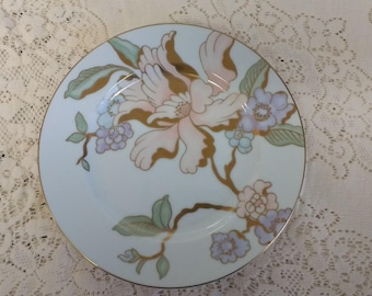 Fitz and Floyd "Fantaisie Florale" 7 1/2" Porcelain Salad Plate