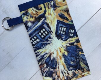 Sunglasses Case - Eyeglasses Case - Glasses Case - TARDIS Glasses Case - Doctor Who Sunglasses Case - Doctor Who Gift
