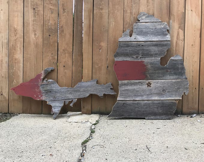 Michigan Barn Wood Sign