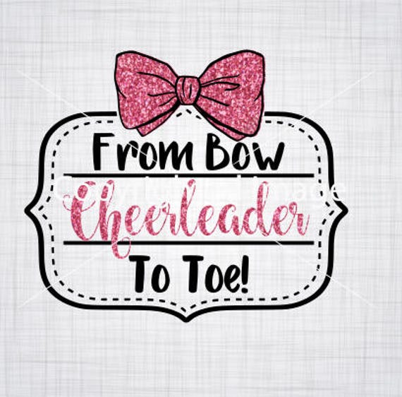 Cheerleader Cheerleader Iron on Cricut Cut File Cheerleader