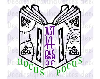 Hocus Pocus Book SVG cut file