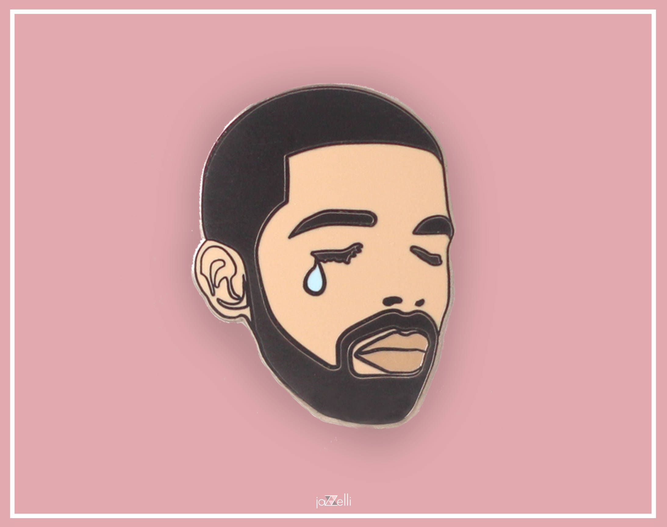 Crying Drake Enamel Pin Enamel Pin hard enamel Pin badge