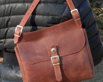 Leather Bag + Leather Shoulder Bag + Leather Shoulder Purse + Handmade Bag + Leather Handbag + Leather Crossbody Bag + Women Messenger Bag