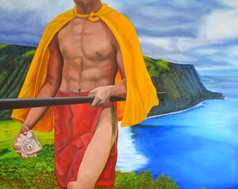 Nude hawaiian men | Etsy