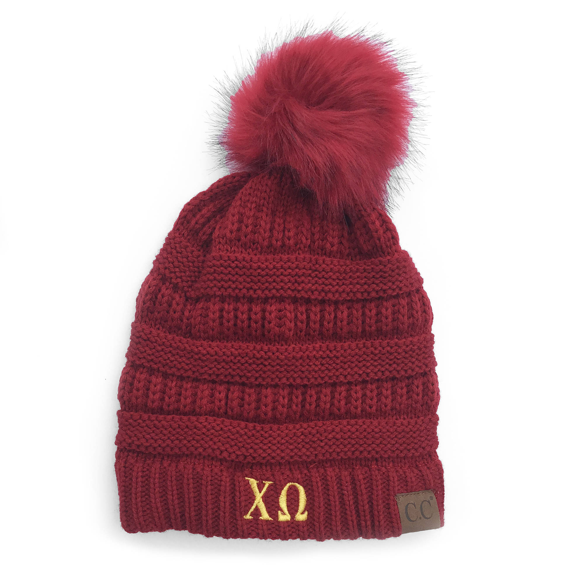 Ezra Cotton Beanie Hat - Dark Rosetta