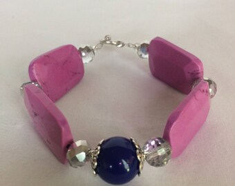 Pink Magnesite Bracelet