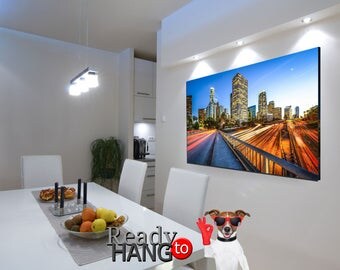 Los Angeles Wall Art los angeles skyline | etsy Los Angeles Wall Art los angeles skyline | etsy