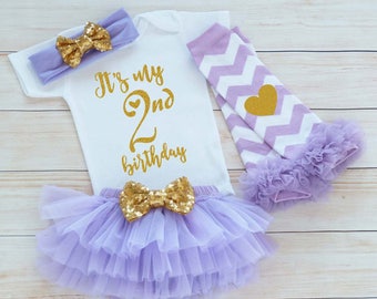 Second Birthday Outfit Girl, 2nd Birthday Girl Outfit, 2nd Birthday Shirt, Second Birthday Girl Bodysuit, 2nd Birthday, Birthday Girl Gift