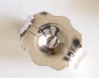 2 Pairs 14K 10K Gold Lightweight Earring Back Replacement Clutch Earring Backs Ear Post Nuts