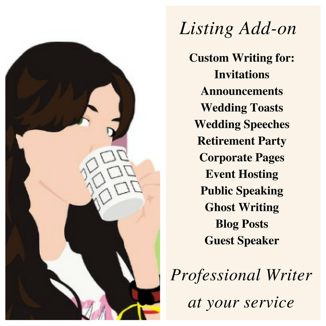 Speech writing services