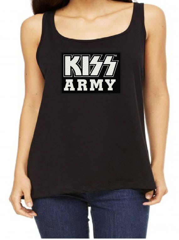 kiss band women's tank top