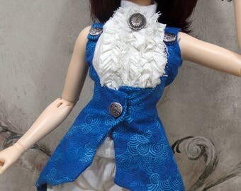 Blue Wave under bust vest