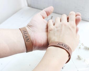 couples bracelet leather bracelet unique wedding gifts|for|couples gift set couples jewelry personalised gift matching couple jewelry gift