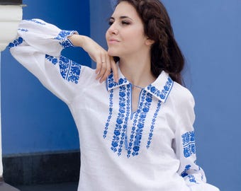Ukrainian vyshyvanka Vyshyvanka blouse Women Blouses