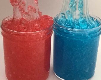 Slushie Slime Blue Raspberry or Cherry