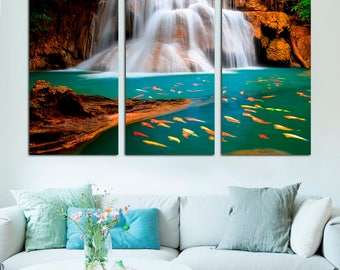 Waterfall Wall Art waterfall wall art | etsy Waterfall Wall Art waterfall wall art | etsy